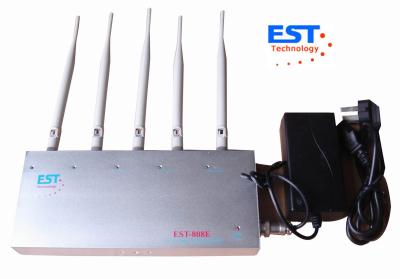 学校のための完全な頻度EST-808E携帯電話信号の妨害機、5アンテナ
