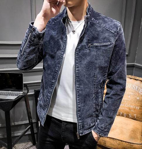 Men's Fashion wholesales 100% cotton stone washed classical jacket/retro jacket