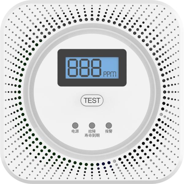 ODM OEM CO Smoke Detector For Carbon Monoxide Gas Leakage