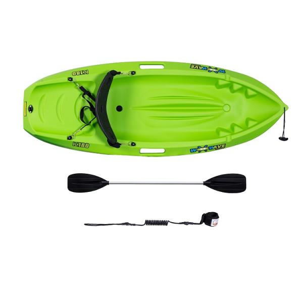 Design 1.8m LLDPE Kayak Canoe Sit on Top Kayak Boat for Kids Package Size 181*71*24cm