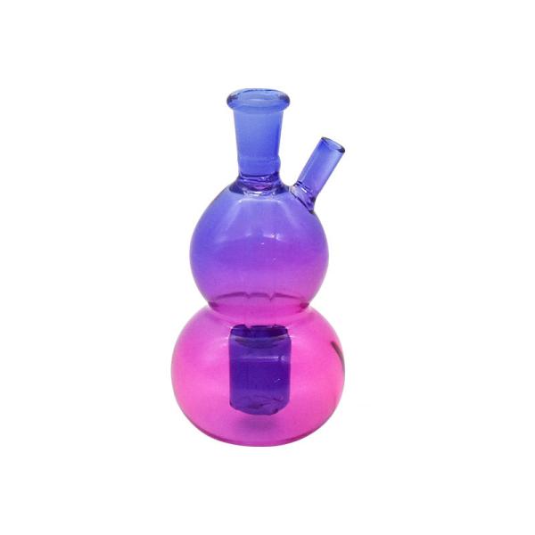 A cabaça roxa do Borosilicate 150℃ deu forma à tubulação de vidro do cachimbo de água