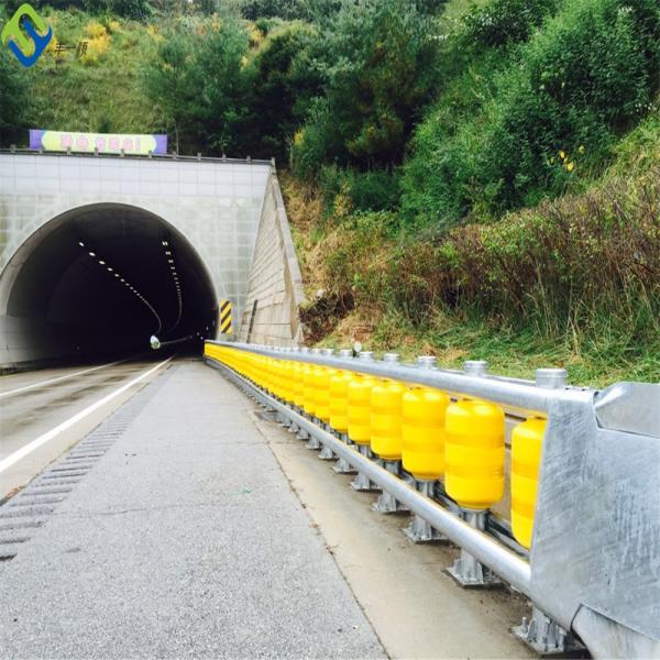Roadway Traffic Safe Rolling Type Safety EVA Roller Barrier Roller Crash Barrier