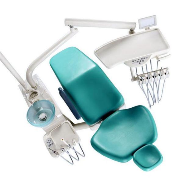 D302 Mounted Dental Chair Unit Exam Equipment  4 Hole 2 Hole