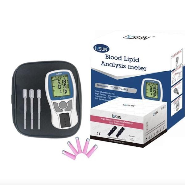 Lysun LPM-102 Lipid Profile Panel Blood Test For TC / HDL /  TG / LDL Analysis