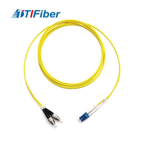 Single Mode Duplex FC-LC SM DX Fiber Optic Patch Cord PVC Jacket