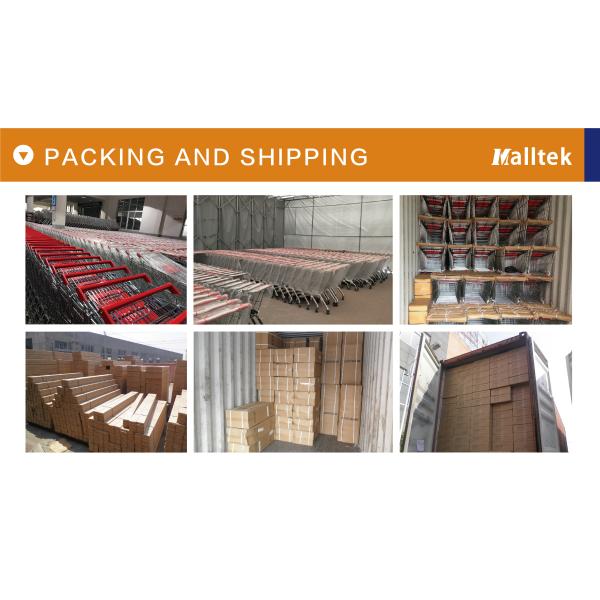New Design Metal Shopping Trolley Cart For Supermarket