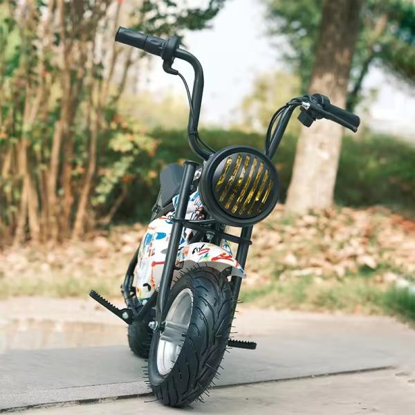 36V Electric Mini Scooter for Kids Bike Dis-brake and Aluminum Alloy Fork Material