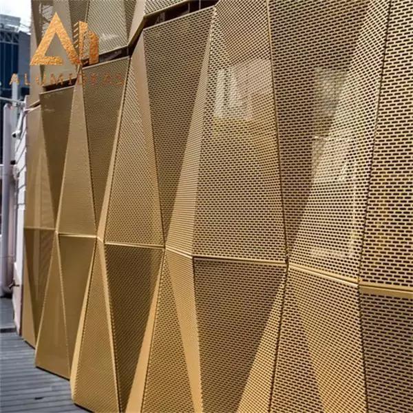 Aluminum 3D decorative facade