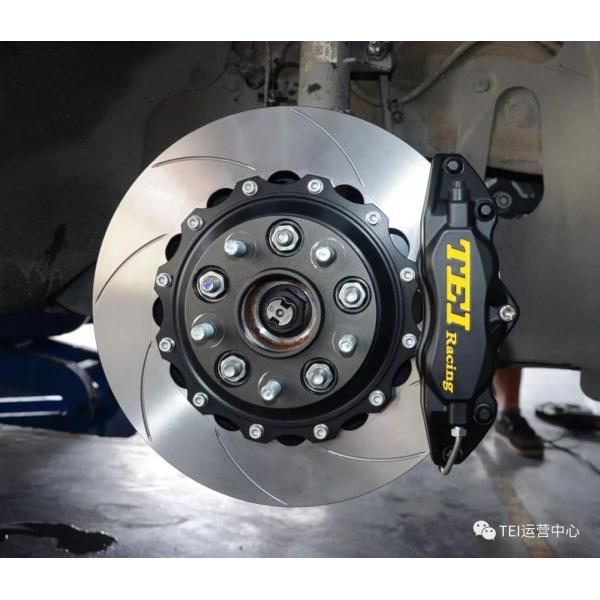 4-поршневой гоночный суппорт Kia Big Brake Kit с высокоуглеродистым диском 330*28 мм и тормозными колодками для K5 17-дюймового обода
