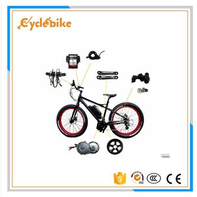 8fun 48v 750w Electric Bike Mid Motor 46Teeth Thumb Throttle