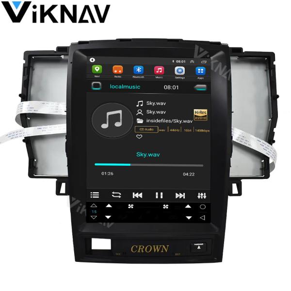 10.4 дюймовый Android сенсорный стерео для Toyota Crown 12-го поколения мультимедийный проигрыватель Google навигация Carplay