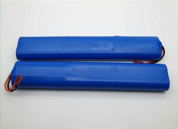 15C descarga 11.1V NCR18650BD 6400mAh Li Ion Battery Cell
