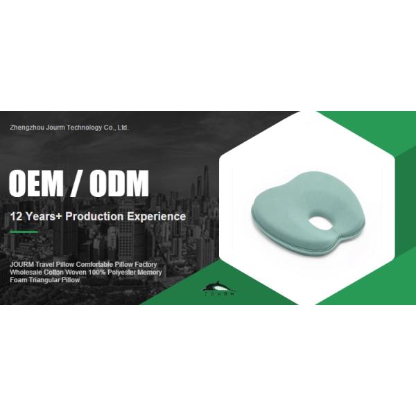 100% Polyester Memory Foam Triangular Pillow Comfortable Travel Pillow from JOURM