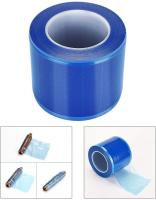 Do filme azul da barreira protetora do polietileno filme médico autoadesivo da barreira de 1200 folhas com distribuidor