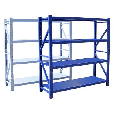 Medium Duty height 4m 4 Tier Metal Storage Rack Commercial Warehouse Shelving
