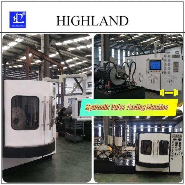 Máquina de ensaio de válvula hidráulica totalmente automática de 380 L/min