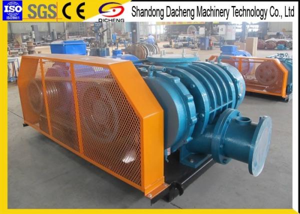 High Speed Twin Lobe Roots Blower / Clean Air Sewage Treatment Plant Blower