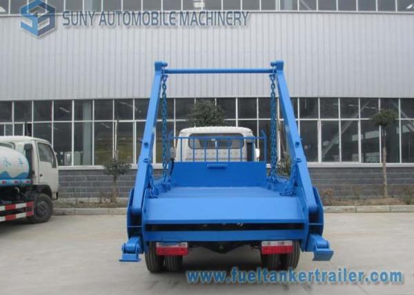 3 Ton- 4 Ton Yuejin small swing arm garbage truck 104 hp 2 axles