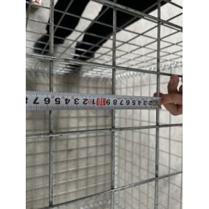 Steel Wire Welded Basket Stone Cage 50×50mm 75x75mm 100x100mm Mesh Hole