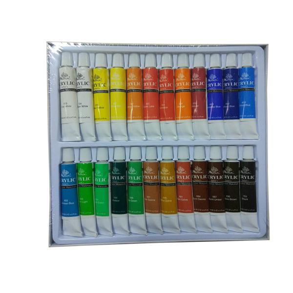 Quick Dry Acrylic Paint Pigment , Wood Paint Set Acrylic Colors For Painting