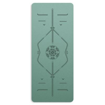 Outdoor Eco Friendly China Supplier Antislip Pattern Pro Natrual Rubber PU Yoga Mat