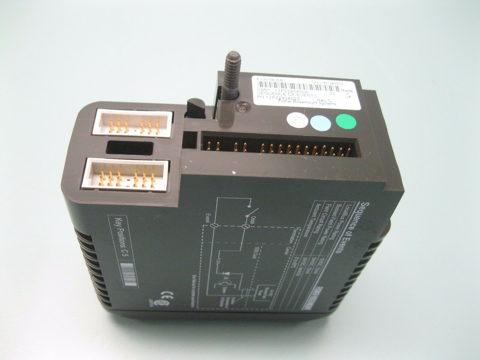 KJ4001X1-NA1 12 VDC, 8A, двойной правый наполнитель кабеля, ISA-S71.04 – 1985 воздушнодесантных загрязняющих елементов классифицируют оригинал G3.new.