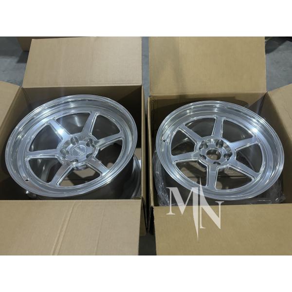 5x114.3 Forge Auto Wheels For Nissan 350Z 370Z Polished Silver Finish