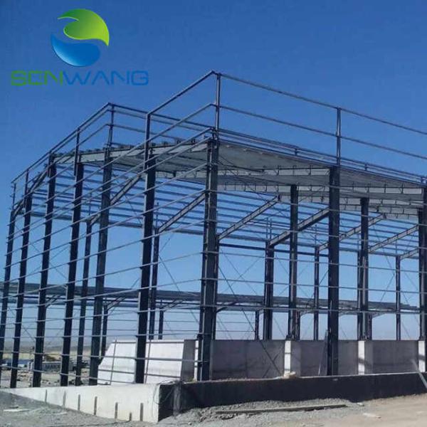 Structure en acier préfabriqué personnalisable avec des options de conception polyvalentes et un cadre en acier à section Z durable