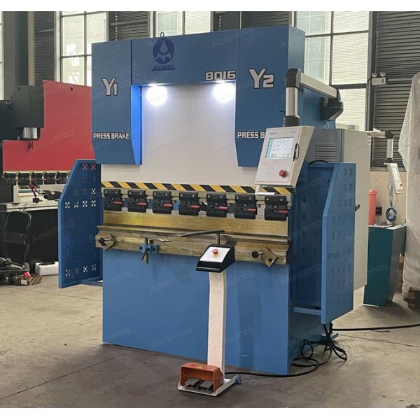 WC67Y-80T 1600mm Metal Steel Plate Bending Machine Hydraulic CNC Press Brakes With TP10s