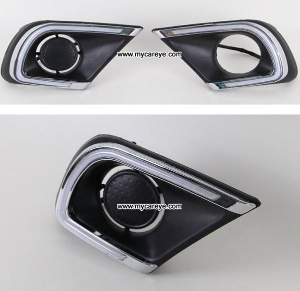 TOYOTA Innova DRL LED Daytime driving Lights guide Car daylight upgrade