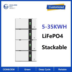 LiFePO4 10kwh lítio empilhável Ion Battery Pack 48v 200Ah 10KWH 15KWH 20KWH para