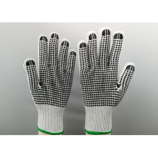 Industrial Cotton Knitted Gloves Customized Color Comfortable For Hand Care