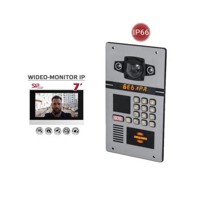 Intercomunicador video do apartamento do TCP/IP IP66 G.726