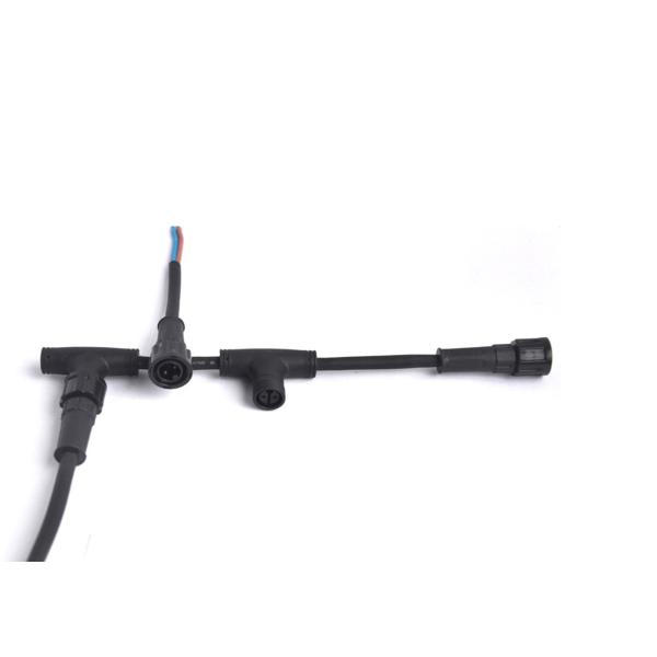 Соединитель 32AWG 160mm M14 IP67 водоустойчивый