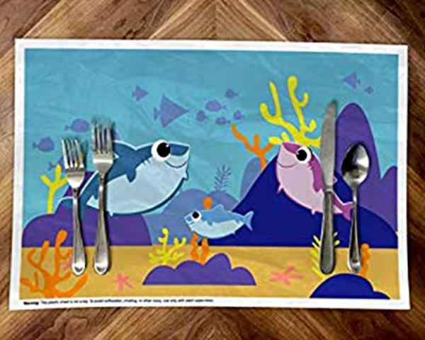 Disposable Baby Placemats Quick Easy & Clean with Bonus Gift 60 Pc Portable BPA Free and Extra Sticky Restaurant High Chair