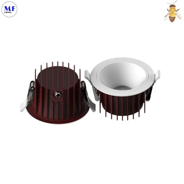 LED Downlight IP65 Waterproof 10W Aluminum Ceiling Recessed Lamp Spotlights Office Dimmable For Home Furnishing Hotel