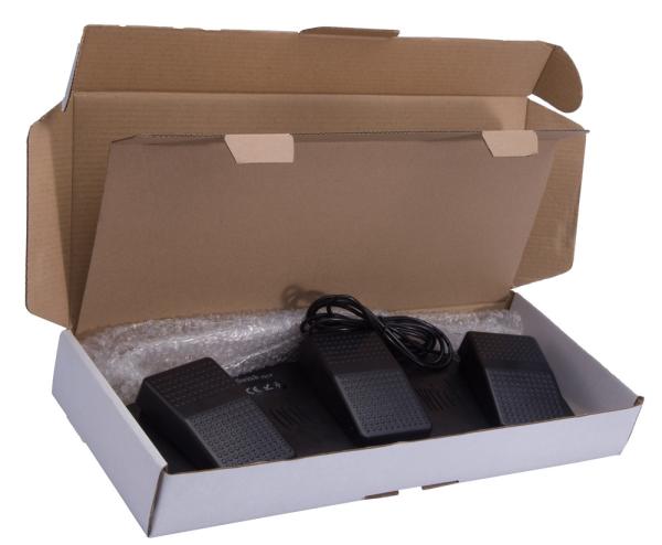 FS3P Three Switch Usb Foot Switch Pedal Medical Treatment Pedal Usb Triple Foot Switch