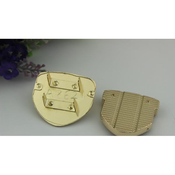 New design two style size gold diamond decoration press push button locks for handbags