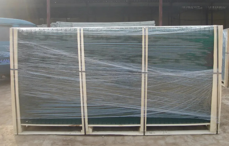 2D Twin Wire Galvanized Security Fence Двойная стальная сварная проволочная сетка