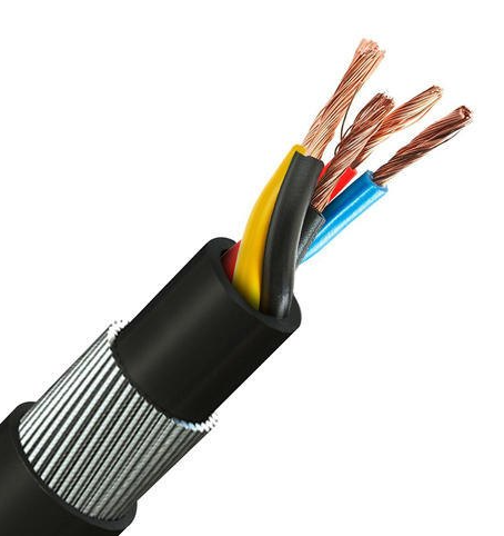 Multicore 450/750V Armoured Electrical Cable Steel Wire Armored PVC Insulated Copper Control Cable