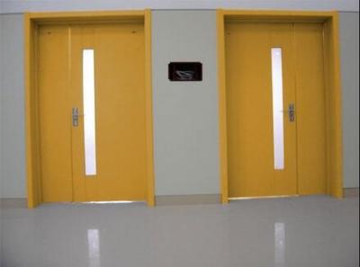 High quality Aluminum frame  Hospital room Door with lead glass window