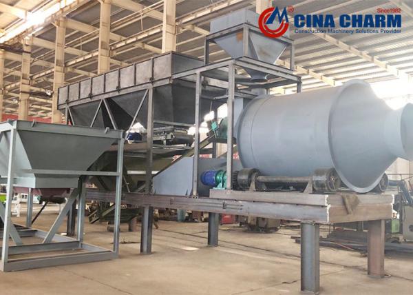 Planta concreta da mistura pronta móvel do controle central com tipo projeto do reboque