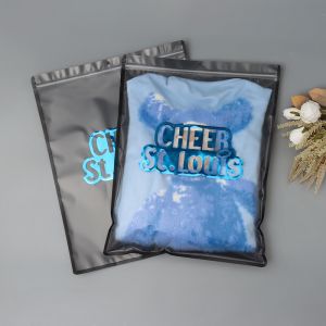 Pad Printing Zhihe Custom Logo Recyclable Frosted Zipper Bags for Shoes Clothing