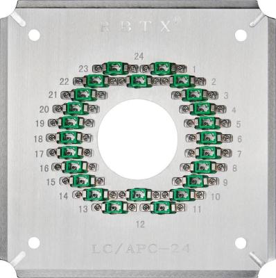 LCAPC24 Optical Fiber Polishing Jig 24 Ports LC/APC Fiber Optic Patch Cord Connectors