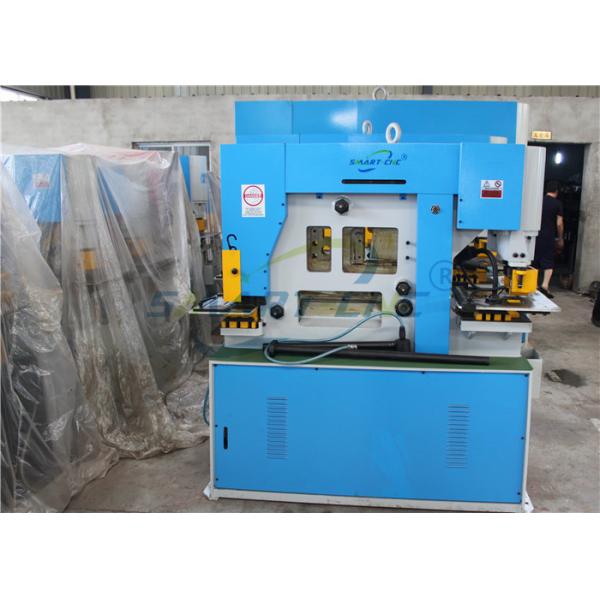 60 Ton Hydraulic Ironworker Machine , Industrial Ironworker For Sheet Metal