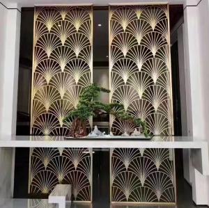 SS201 SS304 Metal Room Divider Stainless Steel For Restaurant