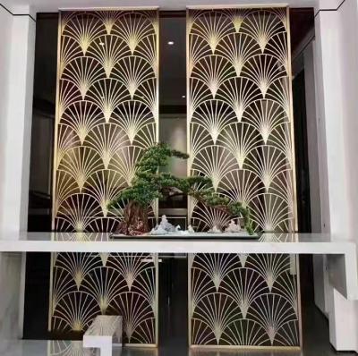 SS201 SS304 Metal Room Divider Stainless Steel For Restaurant
