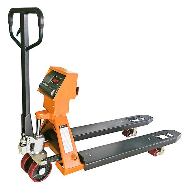 O plutônio roda o armazém industrial de Jack Truck Weight Scale In da pálete de 3000kg Digitas