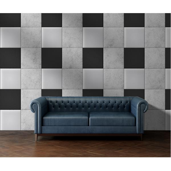 Панели звукопоглотительные 600x600mm отделки стен черные акустические