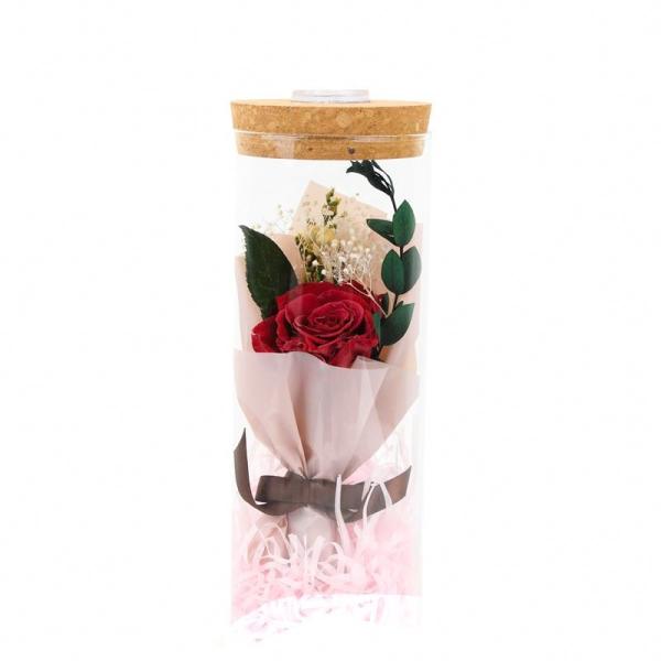 Decoração personalizada na união, Gypsophila preservado da flor que deseja a garrafa